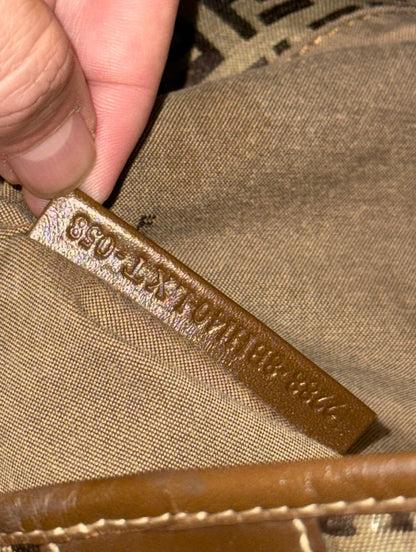 FENDI BROWN ZUCCHINO SHOPPING TOTE