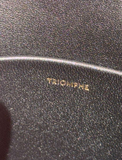 CELINE BLACK TEEN TRIOMPHE CORSSBODY BAG