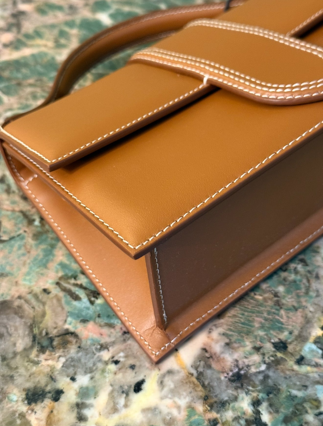 JAQUEMUS TAN LE GRAND BAMBINO CROSSBODY BAG