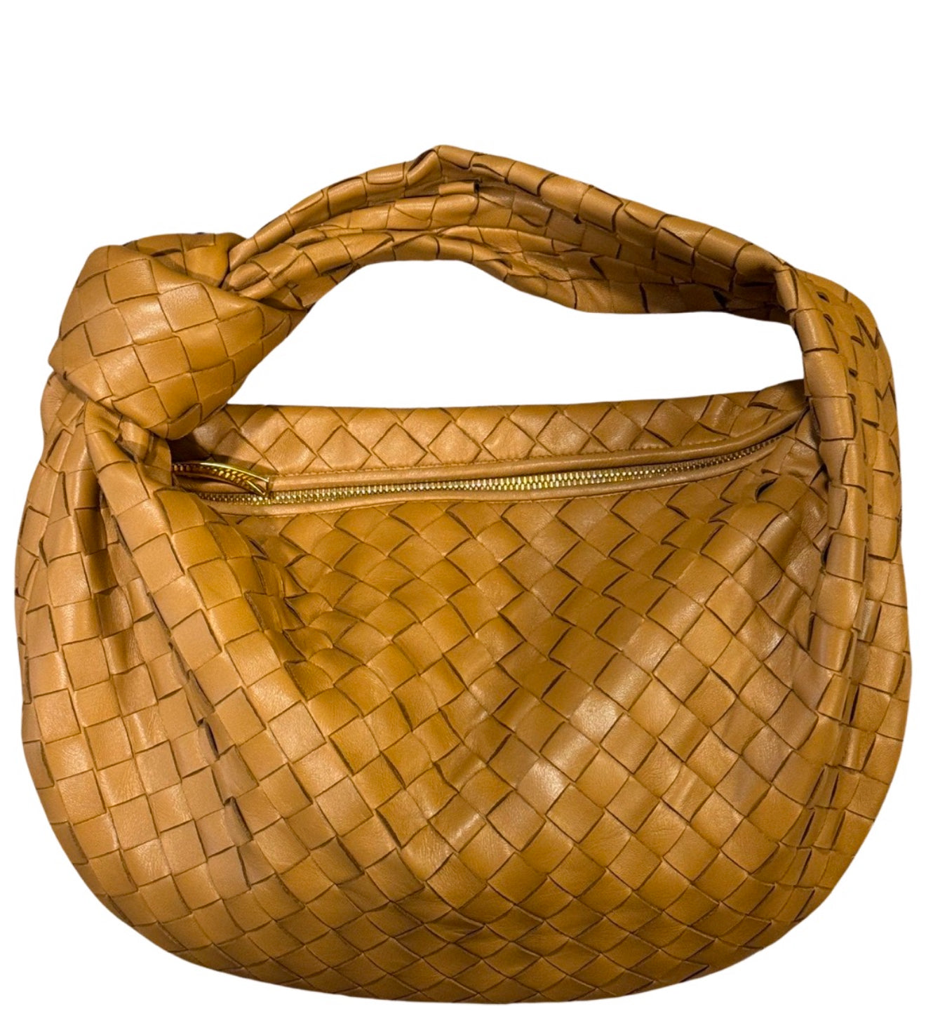 BOTTEGA VENETA TAN TEEN JODIE HOBO BAG