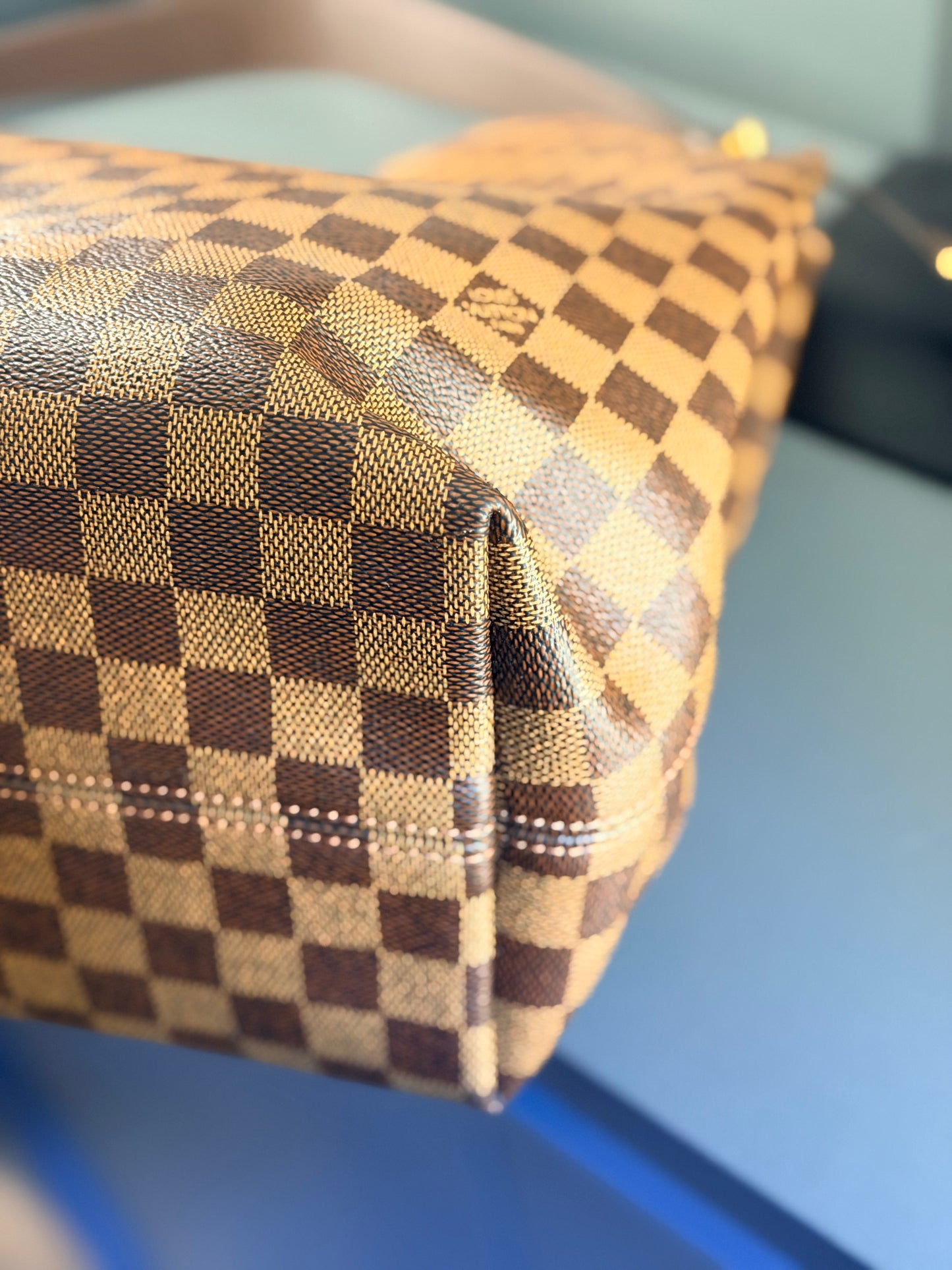 LOUIS VUITTON DAMIER EBENE GRACEFULL HOBO BAG