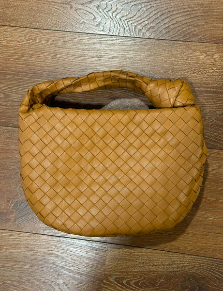 BOTTEGA VENETA TAN TEEN JODIE HOBO BAG