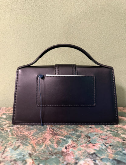 JAQUEMUS BLACK LE GRAND BAMBINO CROSSBODY BAG