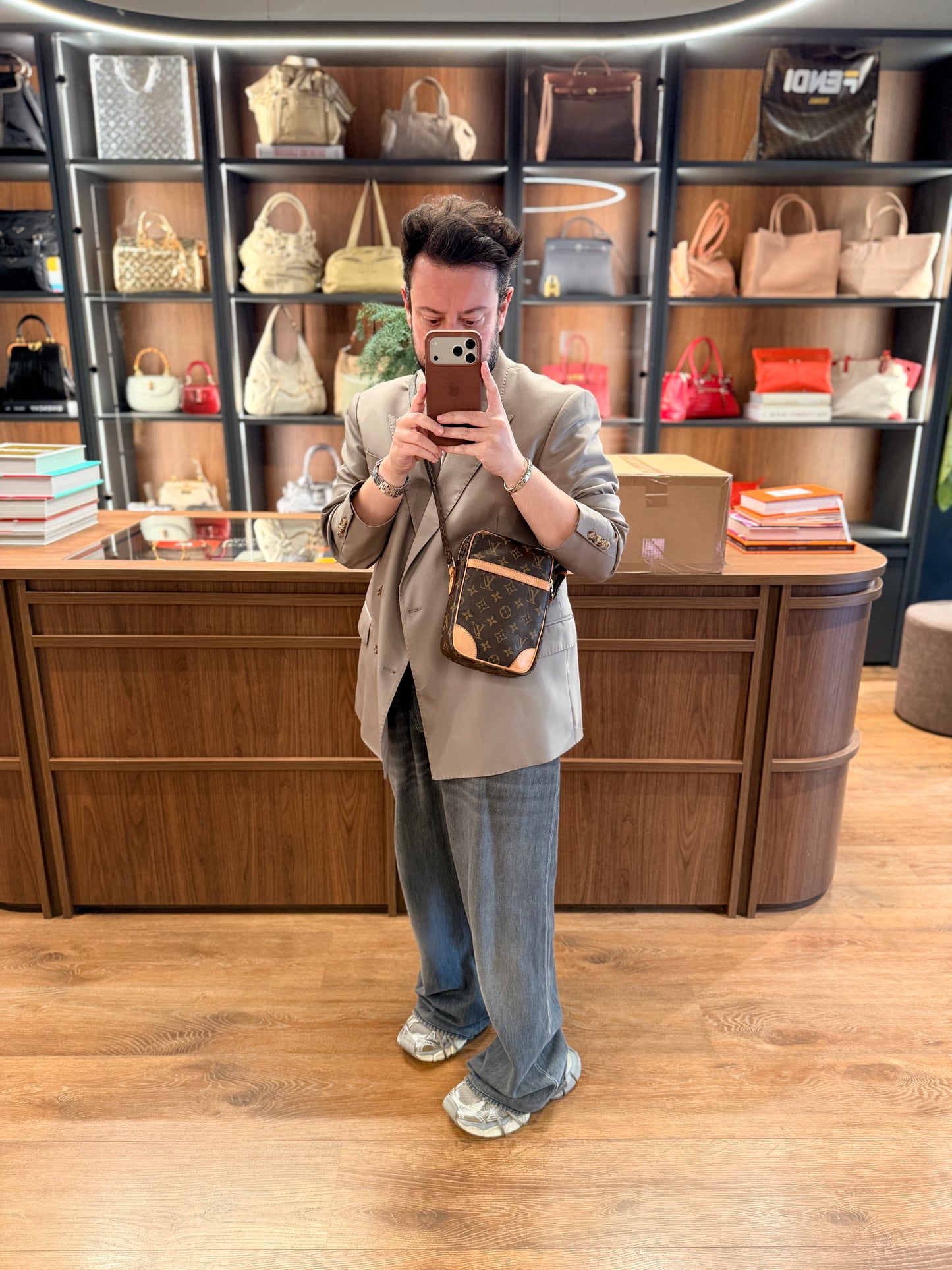 LOUIS VUITTON MONOGRAM DANUBE CROSSBODY BAG