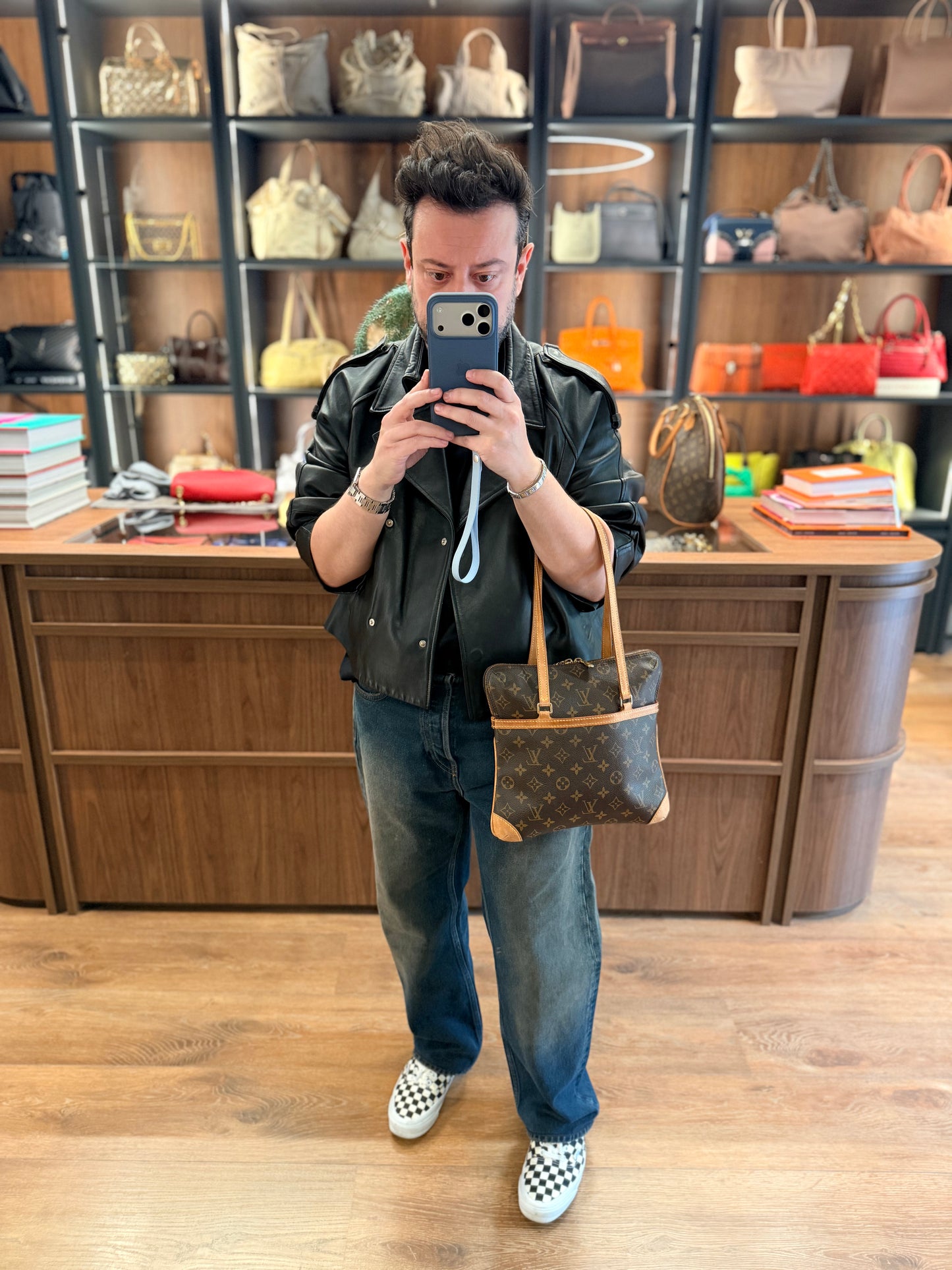 LOUIS VUITTON MONOGRAM COUSSIN GM SHOULDER BAG