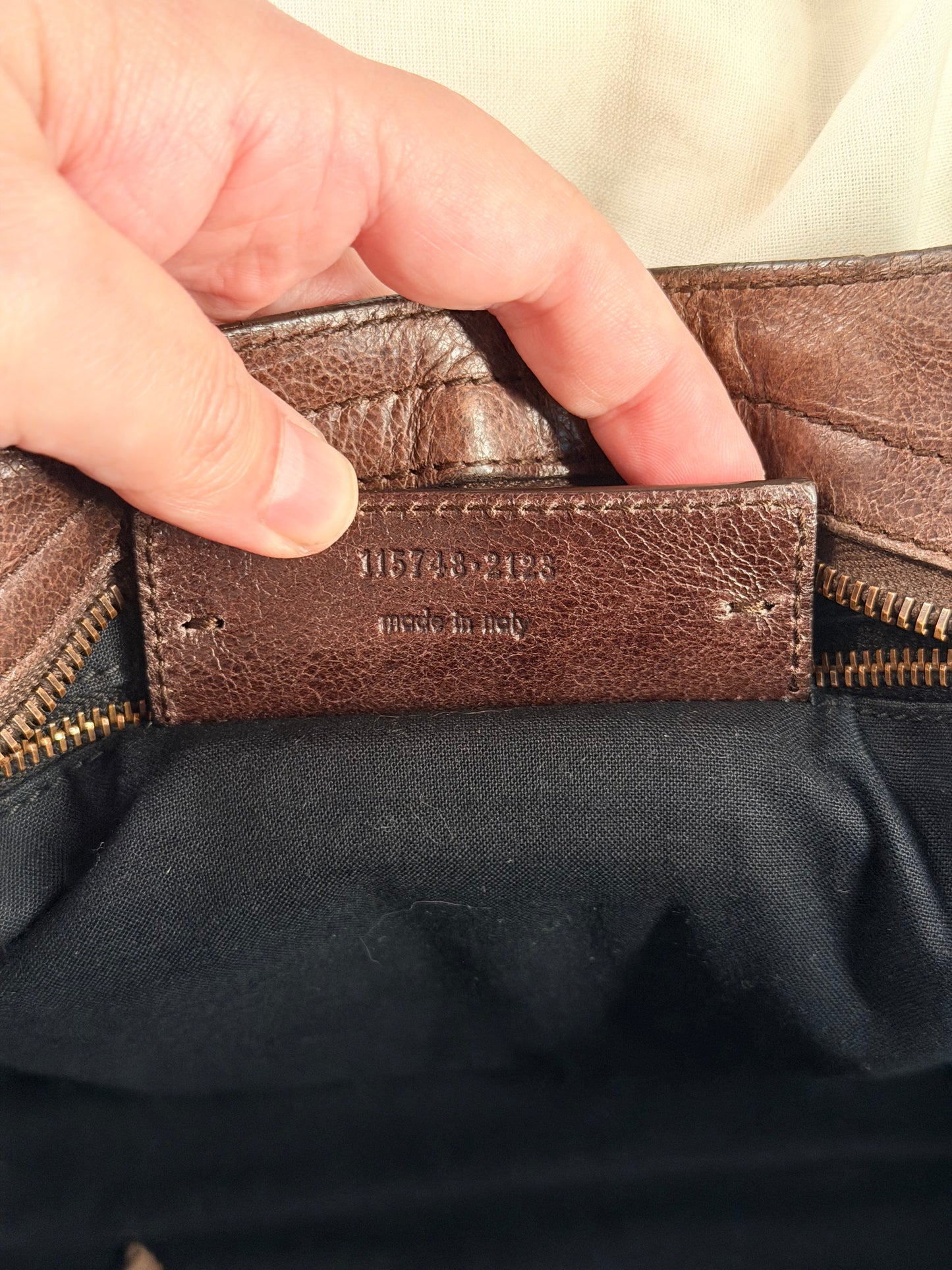 BALENCIAGA BROWN CLASSIC MEDIUM CITY HANDBAG