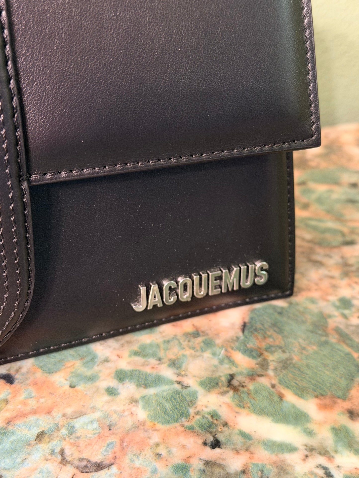 JAQUEMUS BLACK LE GRAND BAMBINO CROSSBODY BAG