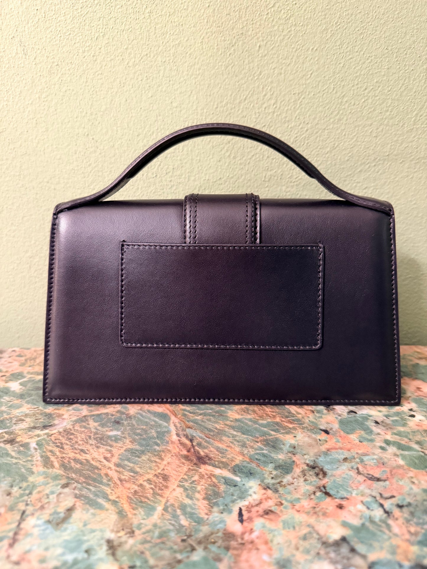 JAQUEMUS BLACK LE GRAND BAMBINO CROSSBODY BAG