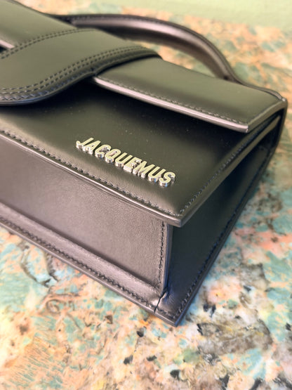 JAQUEMUS BLACK LE GRAND BAMBINO CROSSBODY BAG