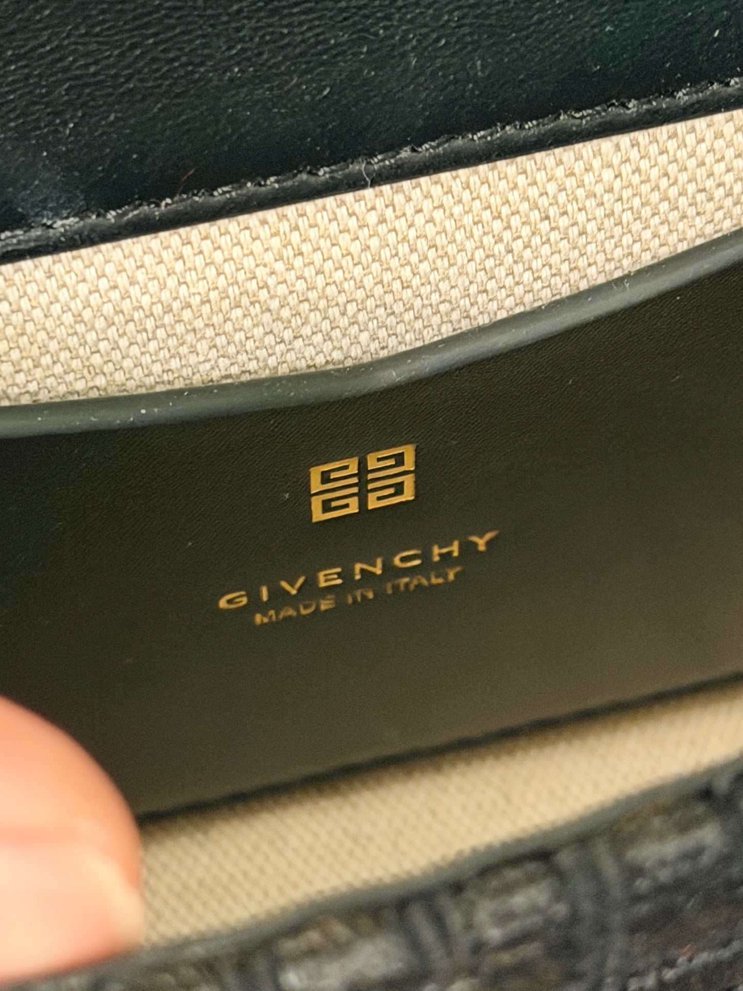 GIVENCHY BLACK MINI 4G CROSSBODY BAG
