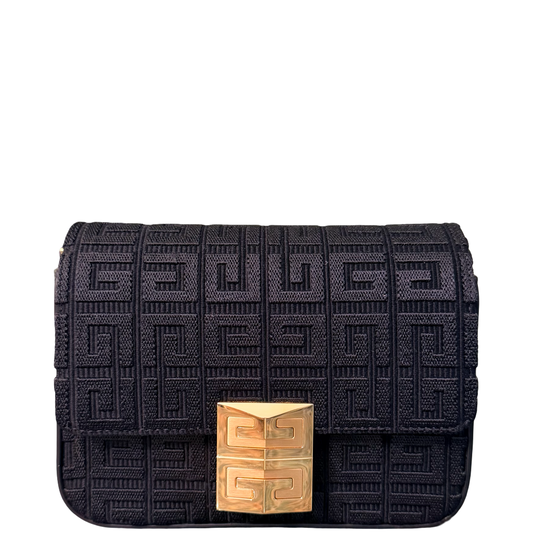 GIVENCHY BLACK MINI 4G CROSSBODY BAG