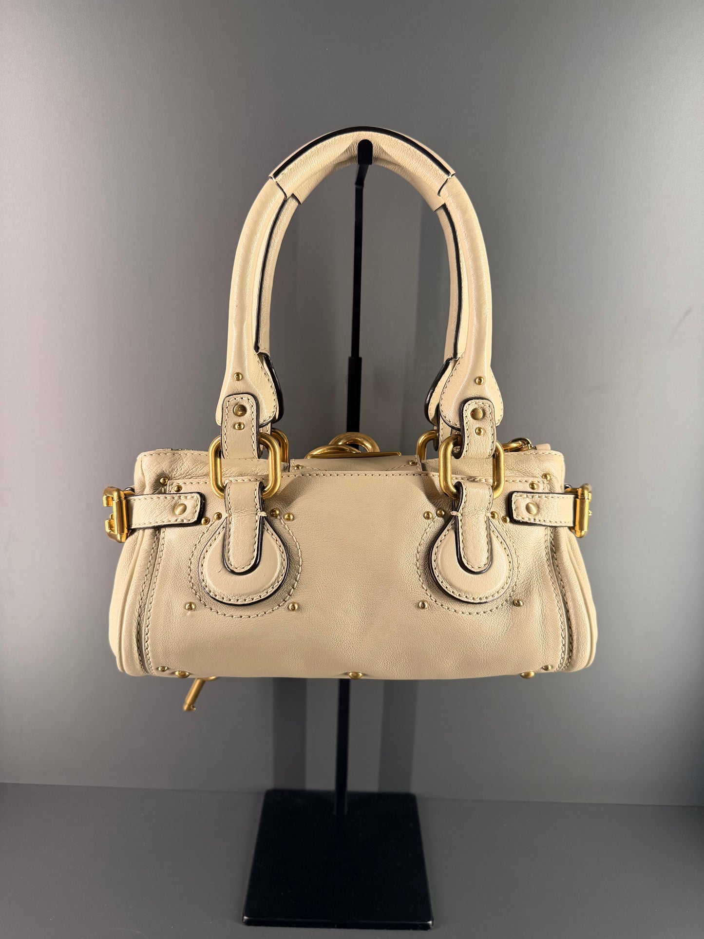 CHLOE CLOUDY CREAM SMALL PADDINGTON HANDBAG