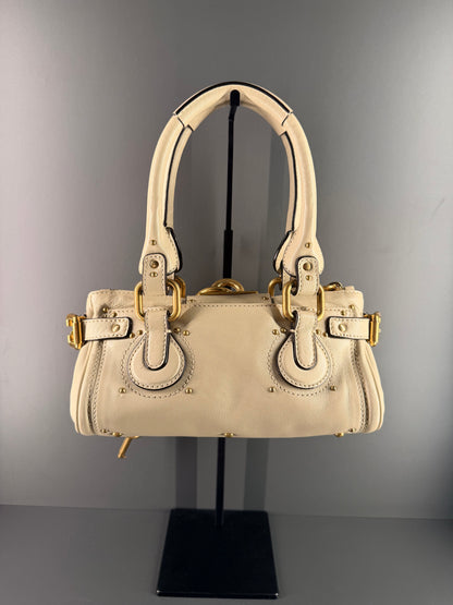 CHLOE CLOUDY CREAM SMALL PADDINGTON HANDBAG