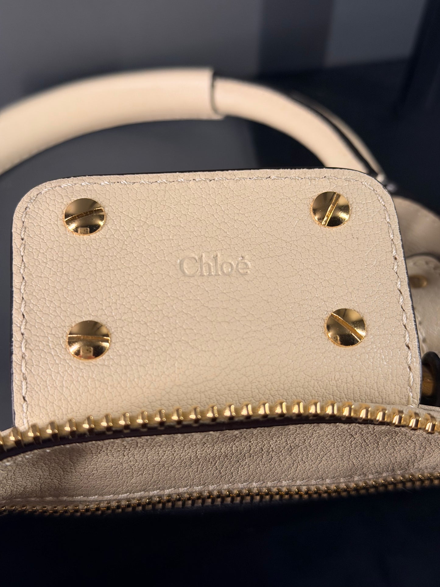 CHLOE CLOUDY CREAM SMALL PADDINGTON HANDBAG