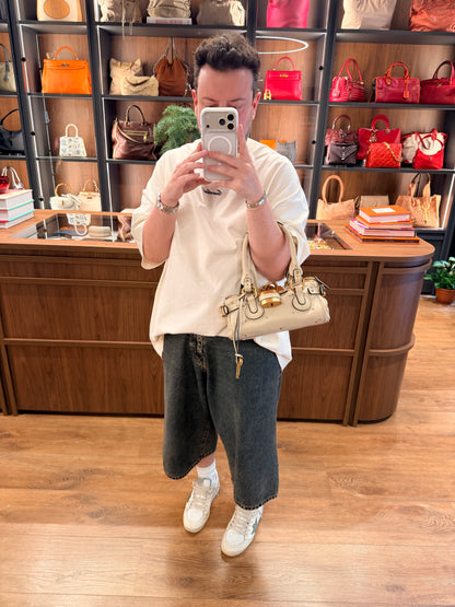 CHLOE CLOUDY CREAM SMALL PADDINGTON HANDBAG