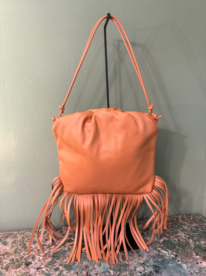 BOTTEGA VENETA THE FRINGE POUCH SHOULDER BAG