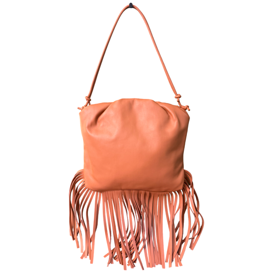 BOTTEGA VENETA THE FRINGE POUCH SHOULDER BAG