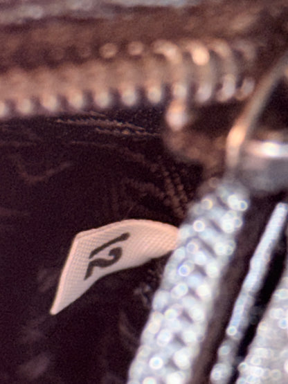 PRADA BLACK SAFFIANO VINTAGE CLUTCH