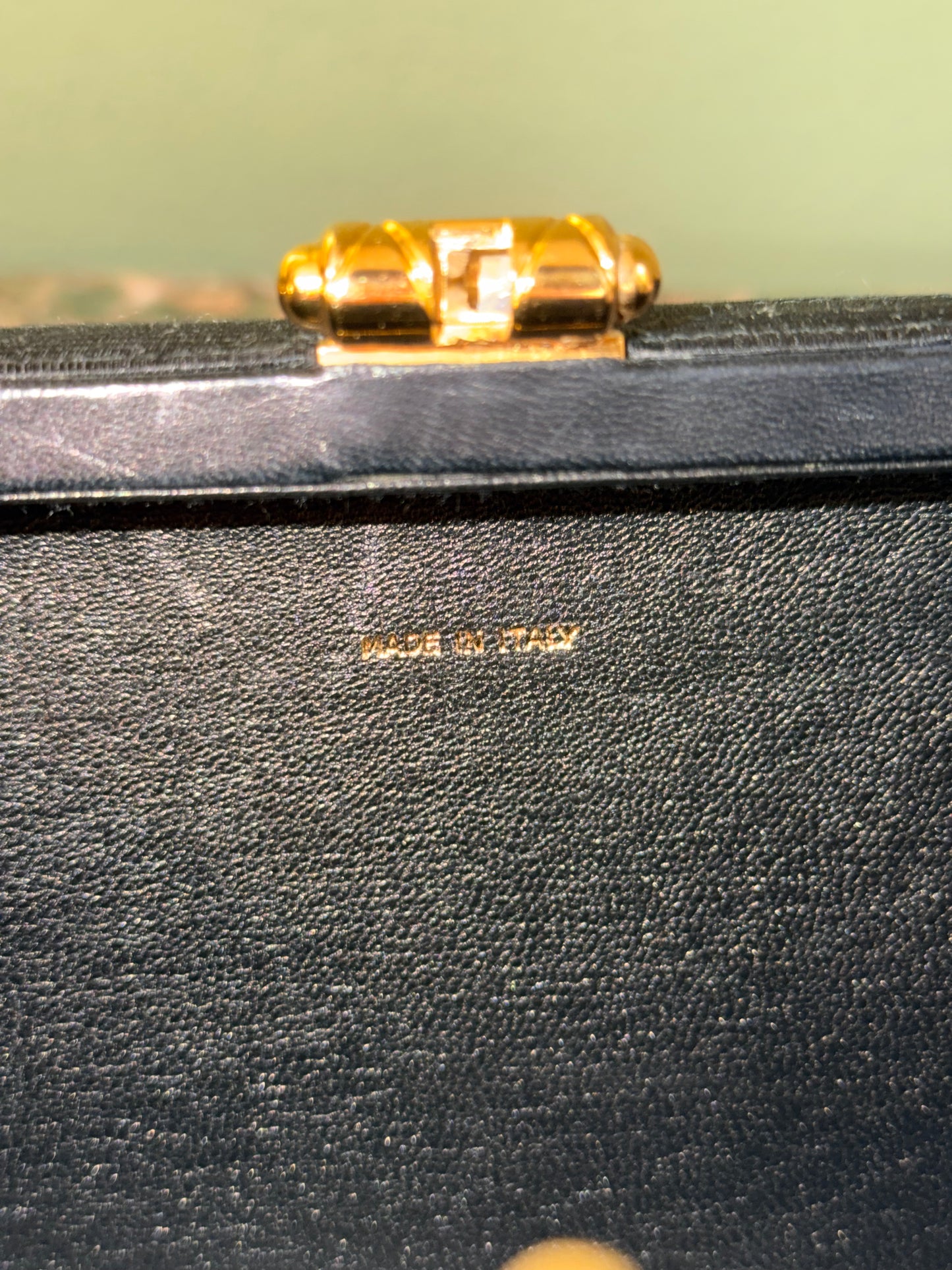 CHANEL BLACK VINTAGE CROSSBODY CLUTCH