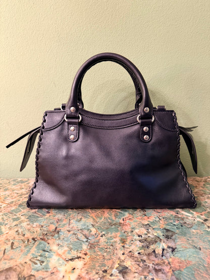 BALENCIAGA BLACK MEDIUM NEO CLASSIC CITY HANDBAG