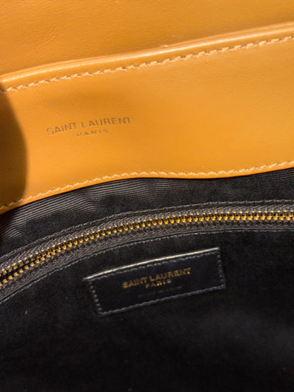 SAINT LAURENT TAN MEDIUM LOU LOU SHOULDER BAG