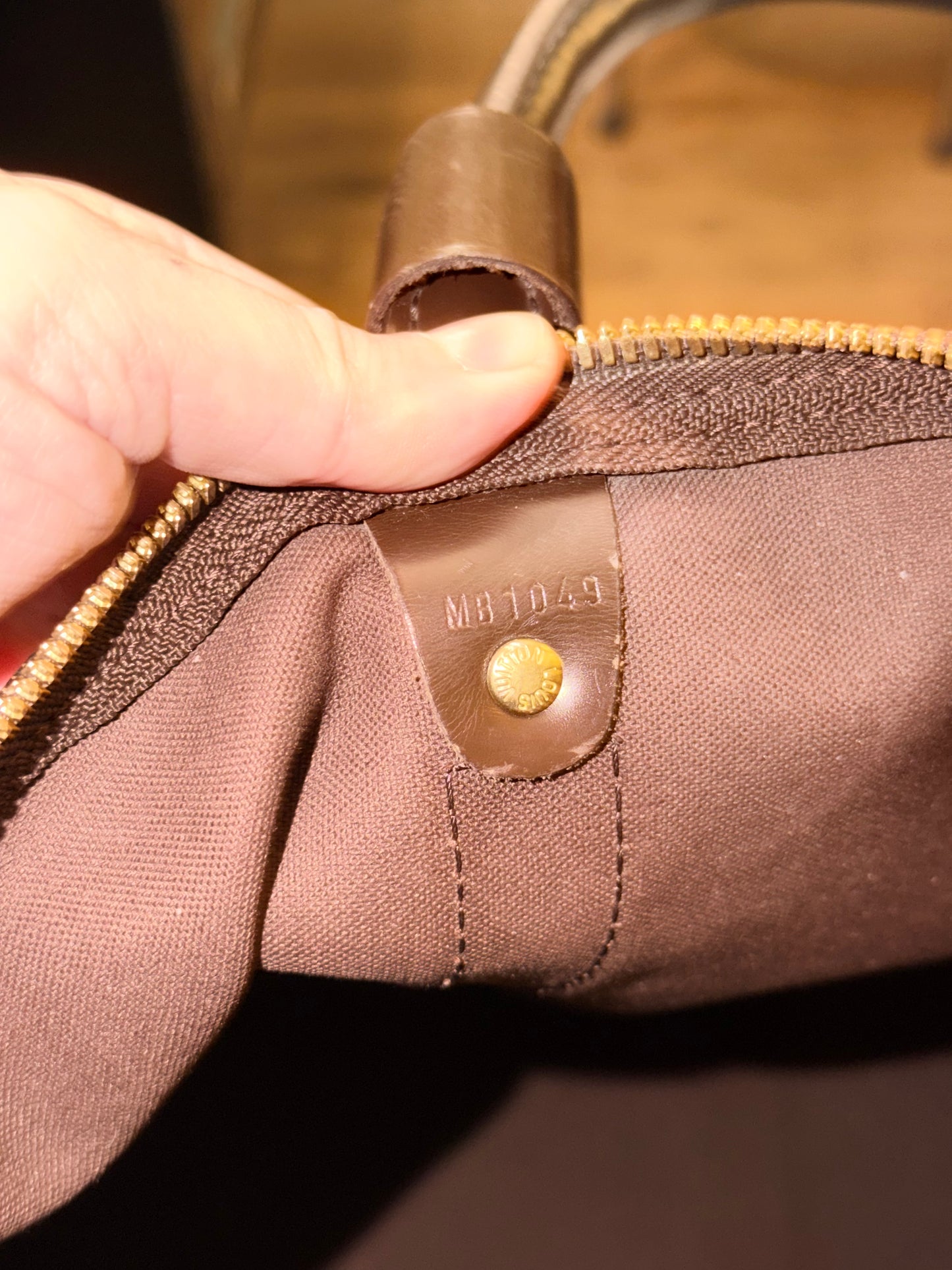 LOUIS VUITTON DAMIER EBENE KEEPALL 50 TRAVEL BAG