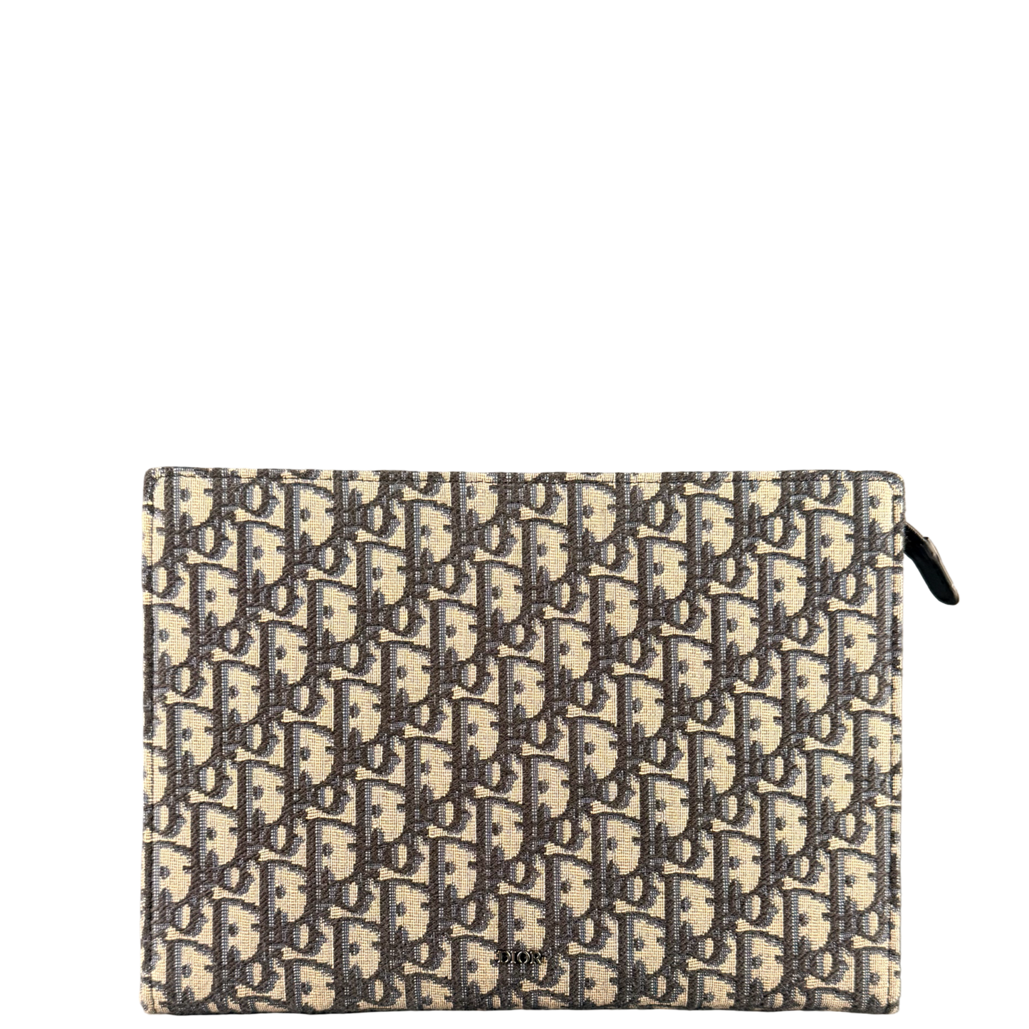 DIOR BLUE OBLIQUE MONOGRAM WRIST POCHETTE