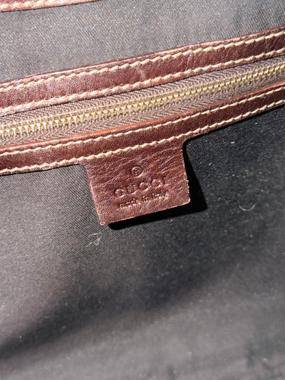 GUCCI HORSEBIT PRINT BOUVIER HOBO BAG