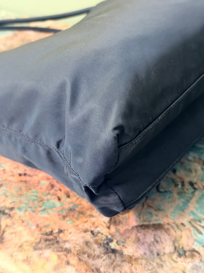 PRADA NAVY NYLON SHOULDER BAG