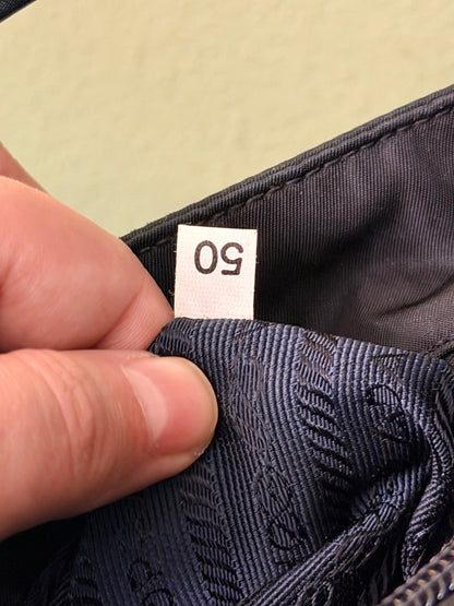 PRADA NAVY NYLON SHOULDER BAG