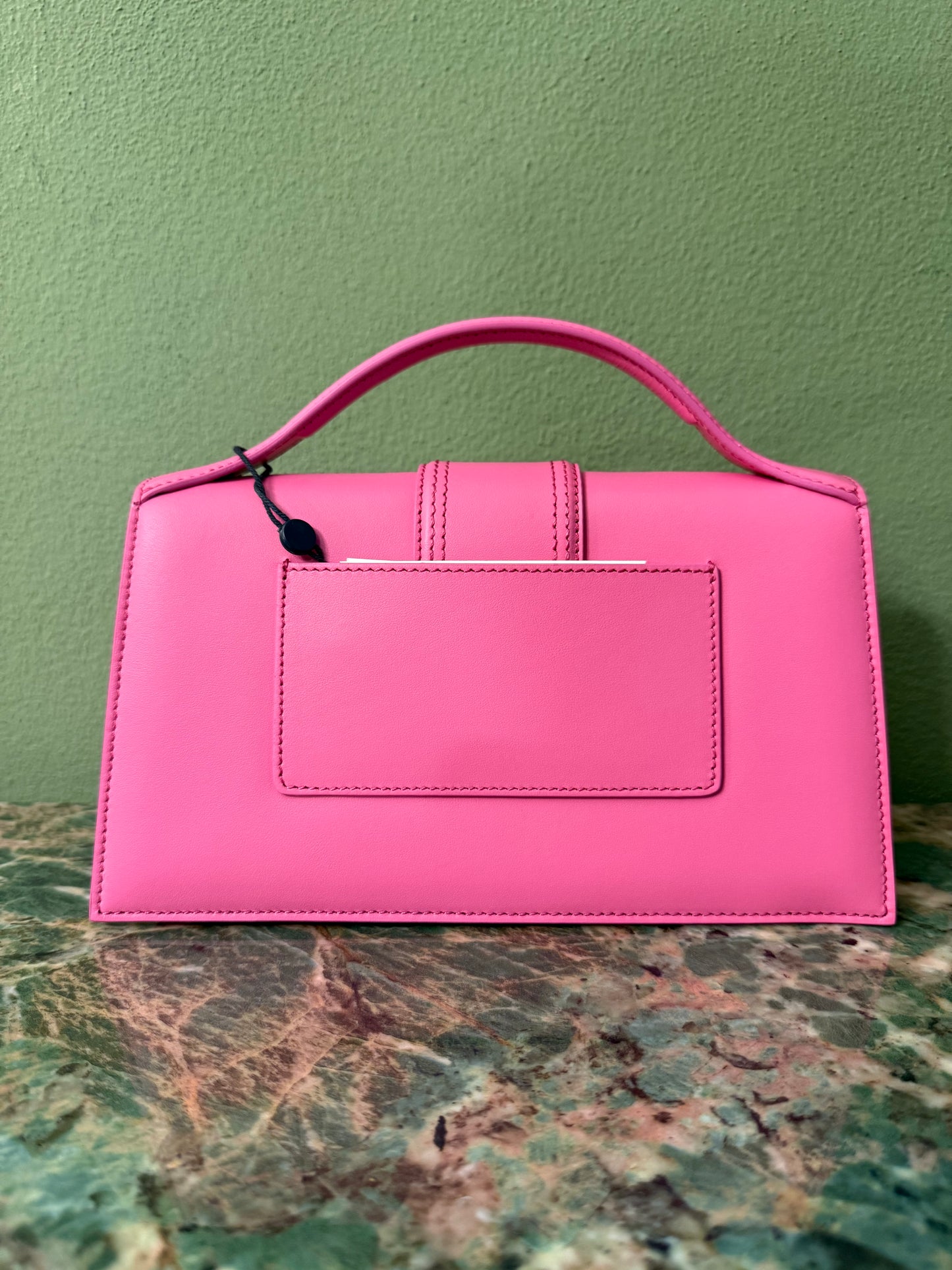 JAQUEMUS PINK LE GRAND BAMBINO CROSSBODY BAG