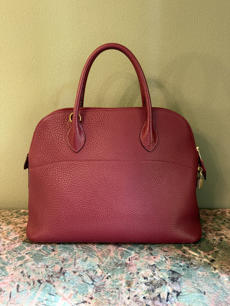 HERMÈS ROUGE H BOLIDE 35 HANDBAG