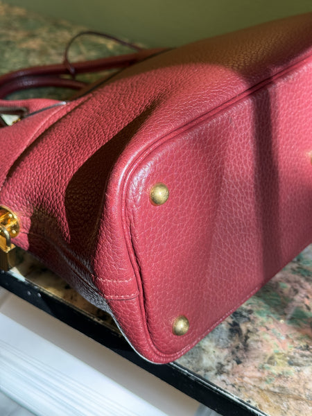 HERMÈS ROUGE H BOLIDE 35 HANDBAG