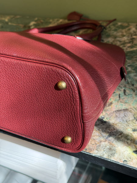 HERMÈS ROUGE H BOLIDE 35 HANDBAG