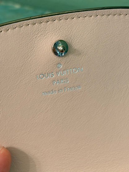 LOUIS VUITTON PINK MAHINA IRIS BI FOLD WALLET