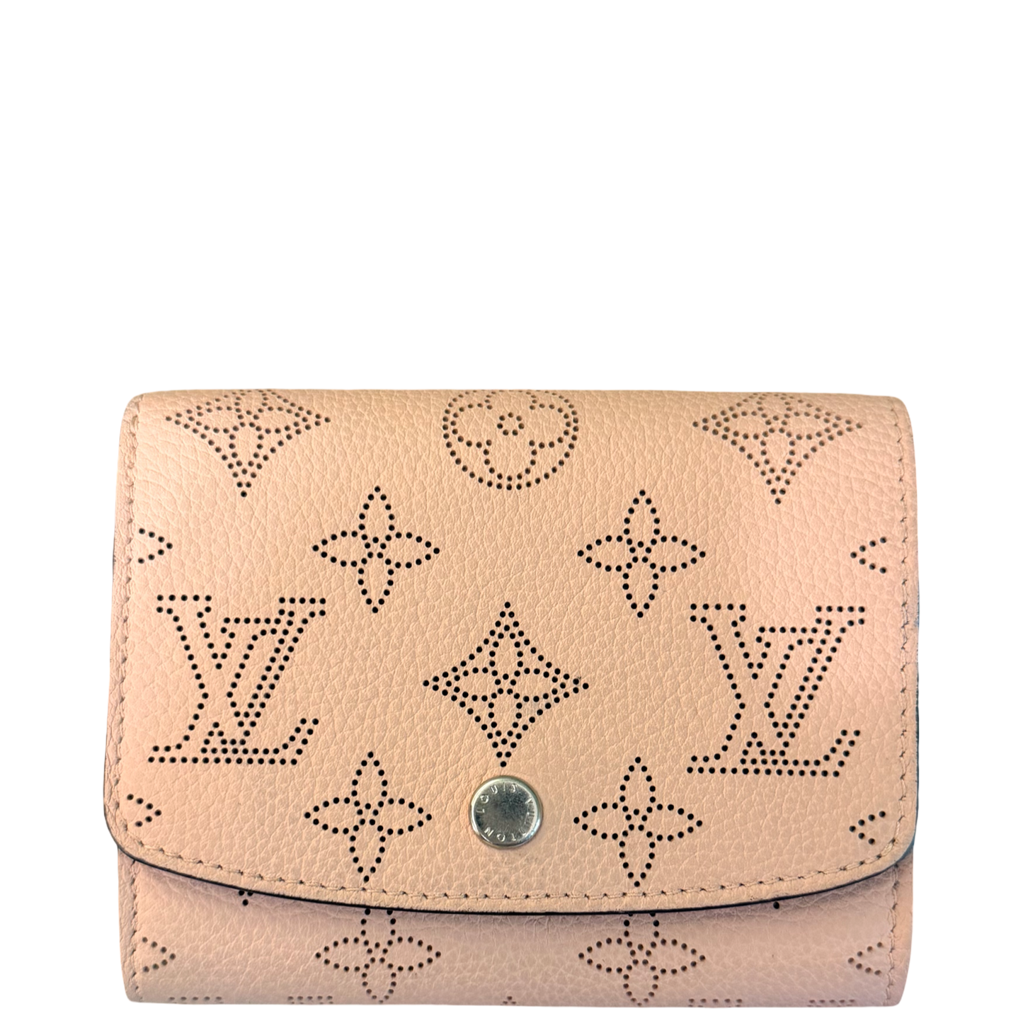 LOUIS VUITTON PINK MAHINA IRIS BI FOLD WALLET