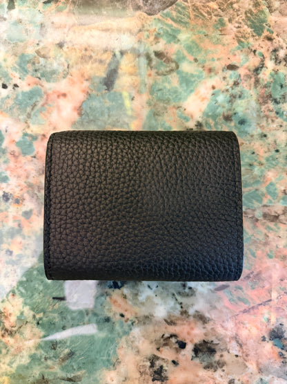 LOUIS VUITTON BLACK CAPUCINES TINY WALLET