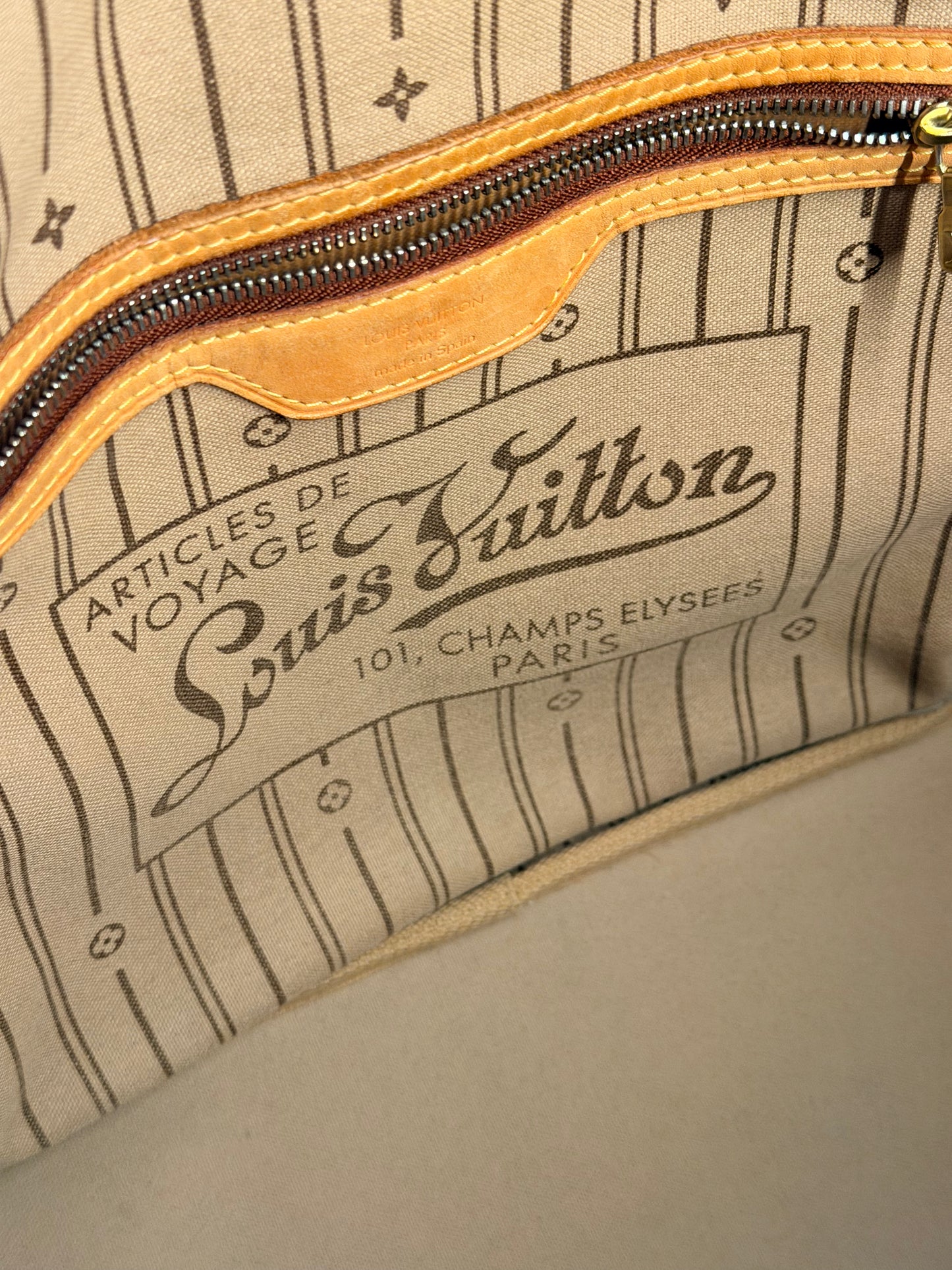 LOUIS VUITTON MONOGRAM NEVERFULL MM SHOPPING TOTE