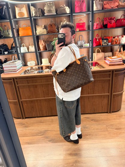 LOUIS VUITTON MONOGRAM NEVERFULL MM SHOPPING TOTE
