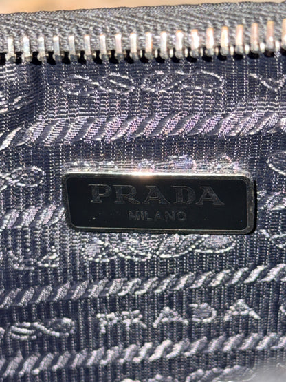 PRADA BLACK NYLON RE EDITION 2005 CROSSBODY BAG