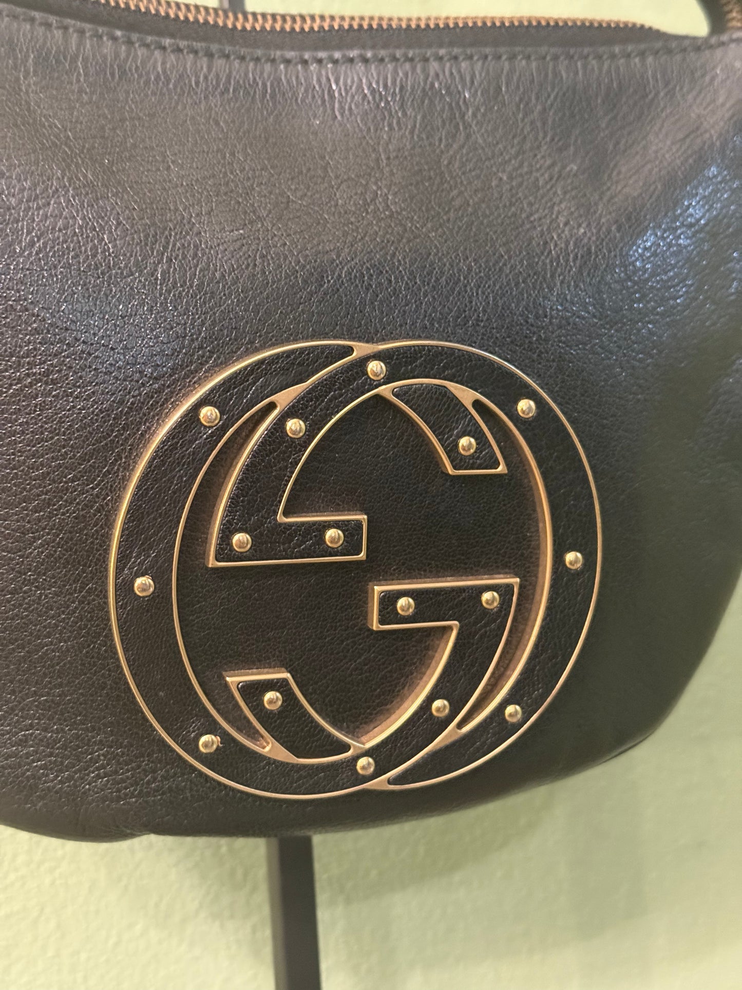 GUCCI BY TOM FORD BLACK SMALL BLONDIE HOBO BAG