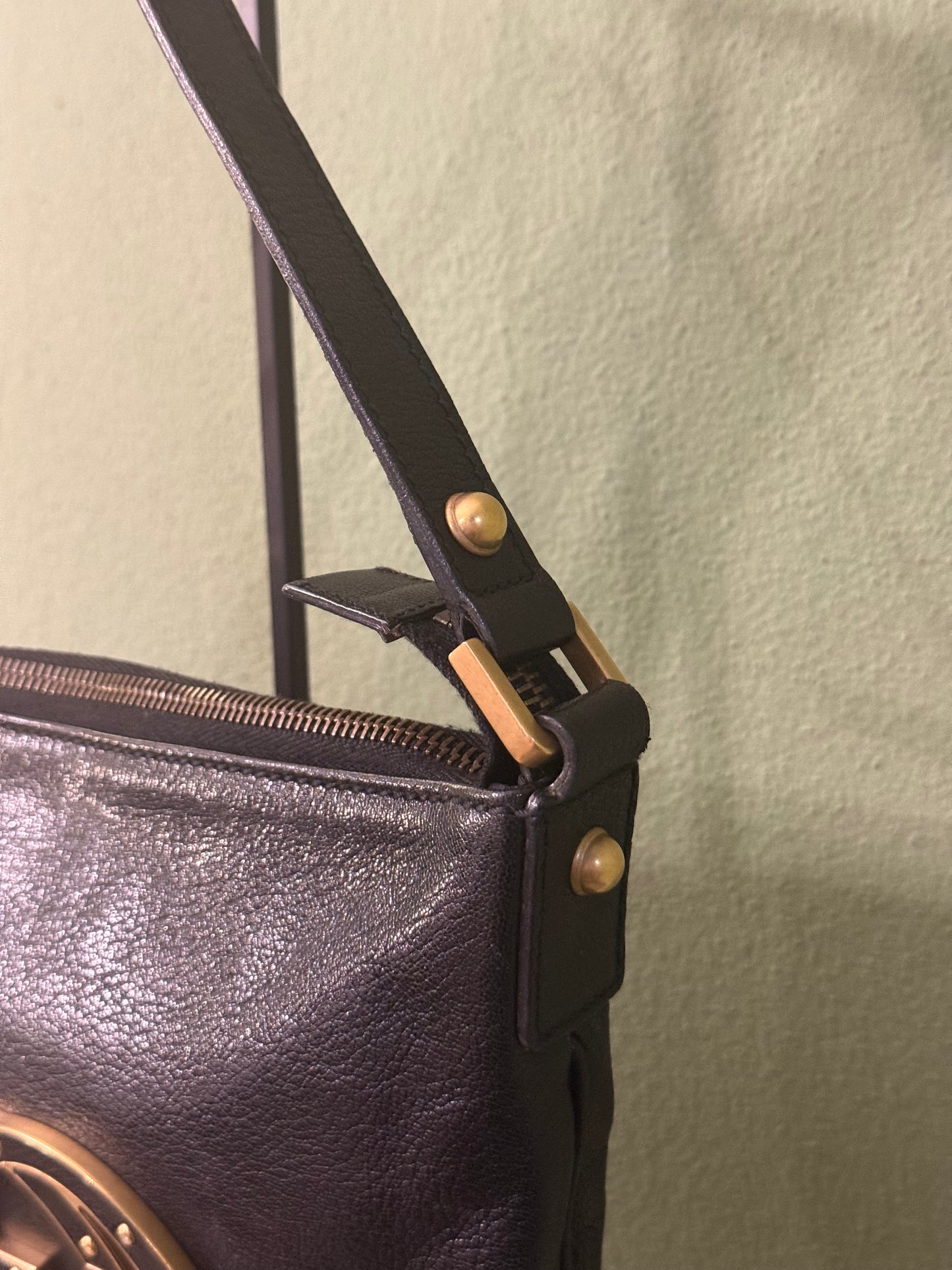 GUCCI BY TOM FORD BLACK SMALL BLONDIE HOBO BAG