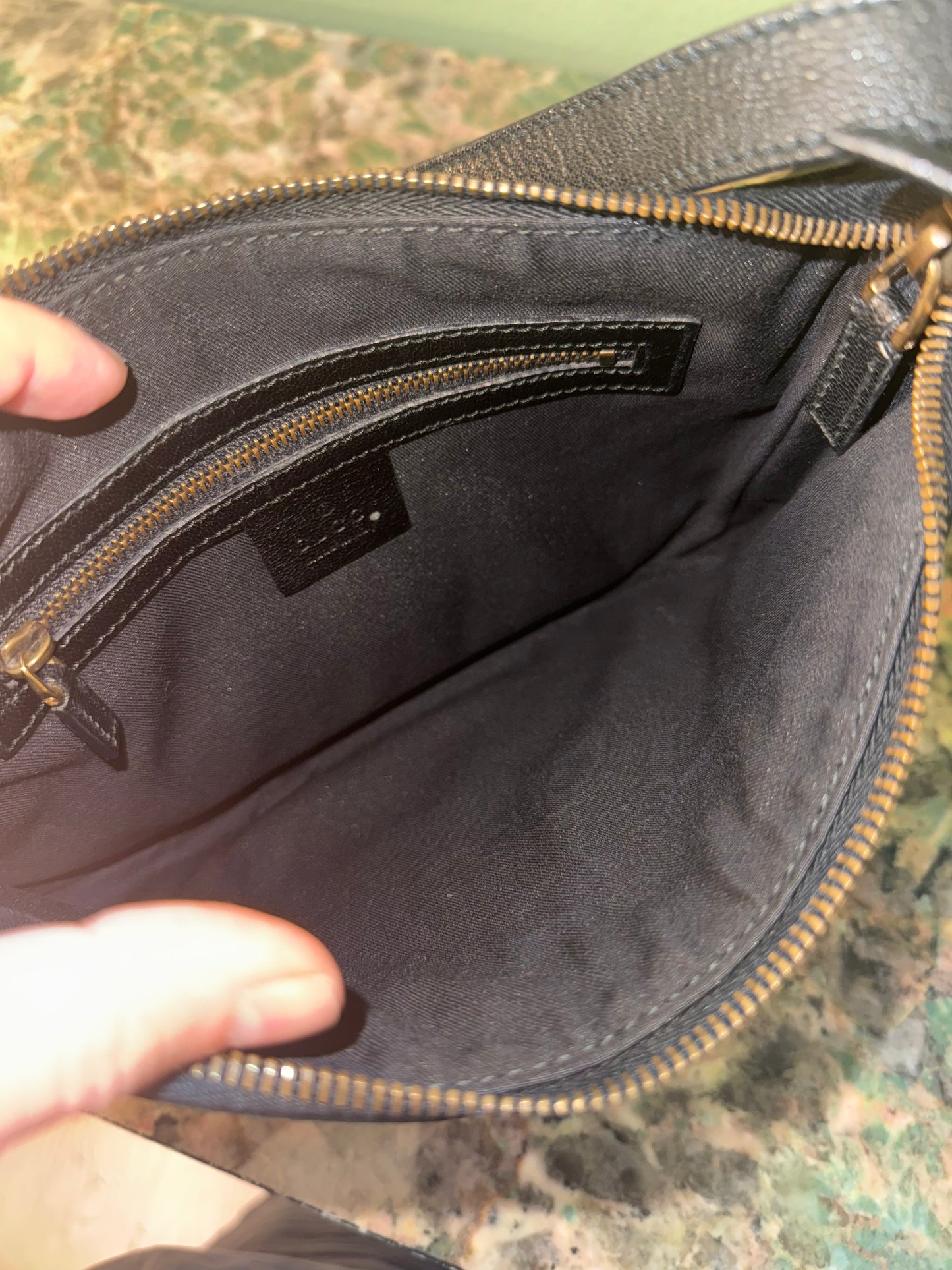 GUCCI BY TOM FORD BLACK SMALL BLONDIE HOBO BAG