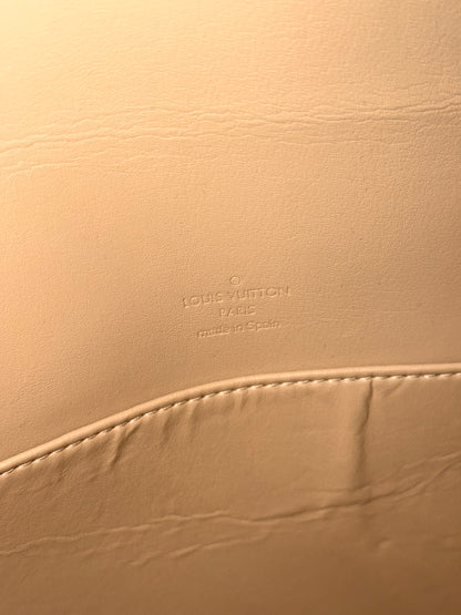 LOUIS VUITTON YELLOW VERNIS THOMPSON STREET SHOULDER BAG