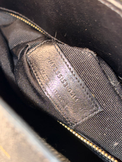SAINT LAURENT BLACK LARGE SAC DE JOUR HANDBAG
