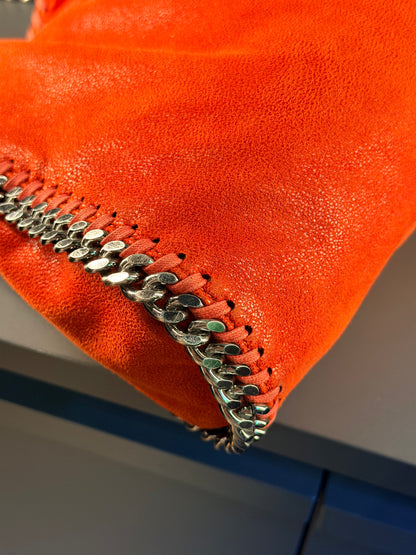 STELLA MCCARTNEY RED SMALL FALABELLA CROSSBODY BAG