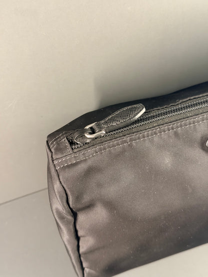 PRADA BLACK NYLON LARGE TROUSSE TOILETTE
