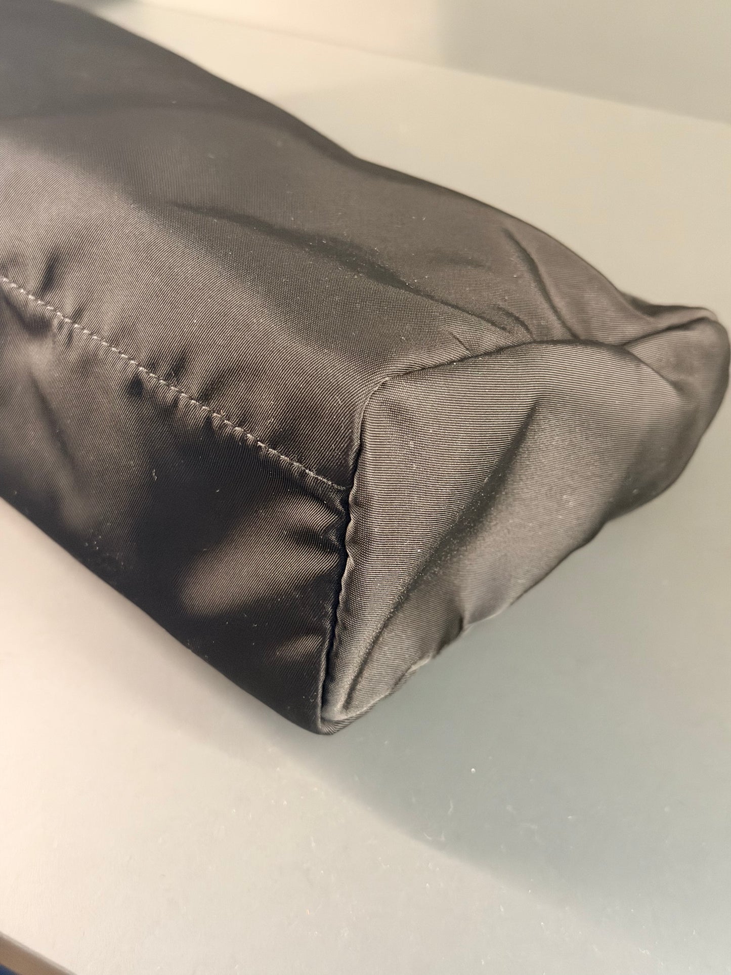 PRADA BLACK NYLON LARGE TROUSSE TOILETTE