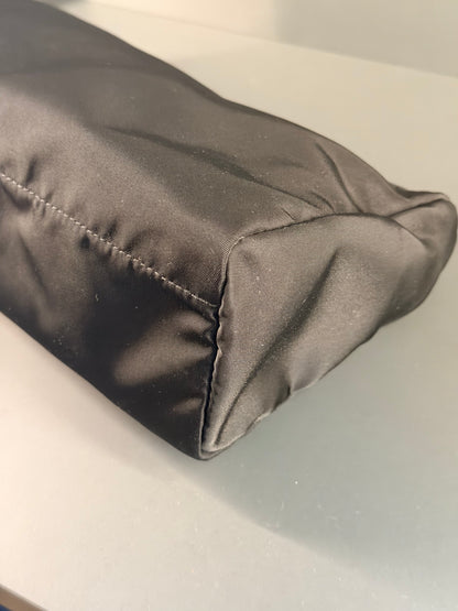 PRADA BLACK NYLON LARGE TROUSSE TOILETTE