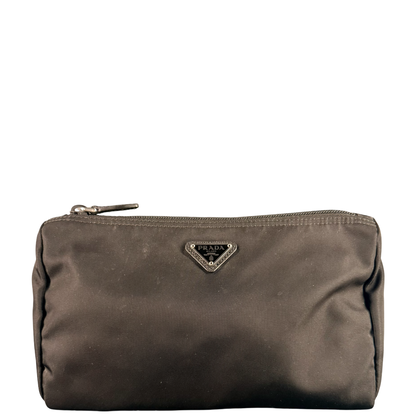 PRADA BLACK NYLON LARGE TROUSSE TOILETTE